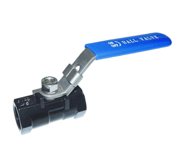 One piece carbon steel ball valve