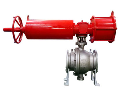 Cast Steel Trunnion Ball Valve